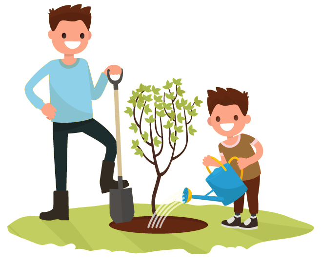 Посадка деревьев. Векторные высадка деревьев. Дети сажают деревья. Посадка деревьев мультяшный. Посадишь вдруг